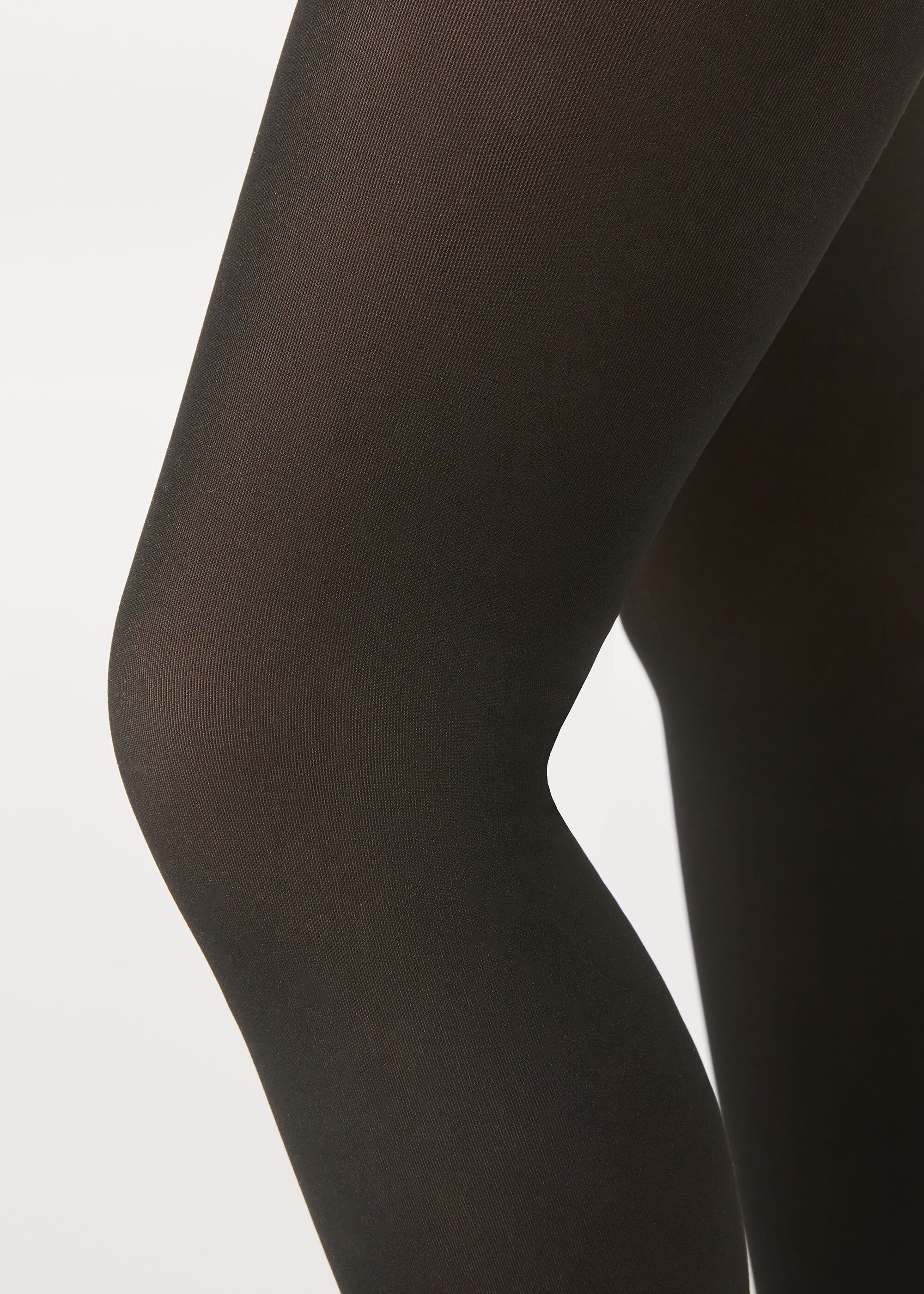 Girls Sheer Illusion Thermal Tights