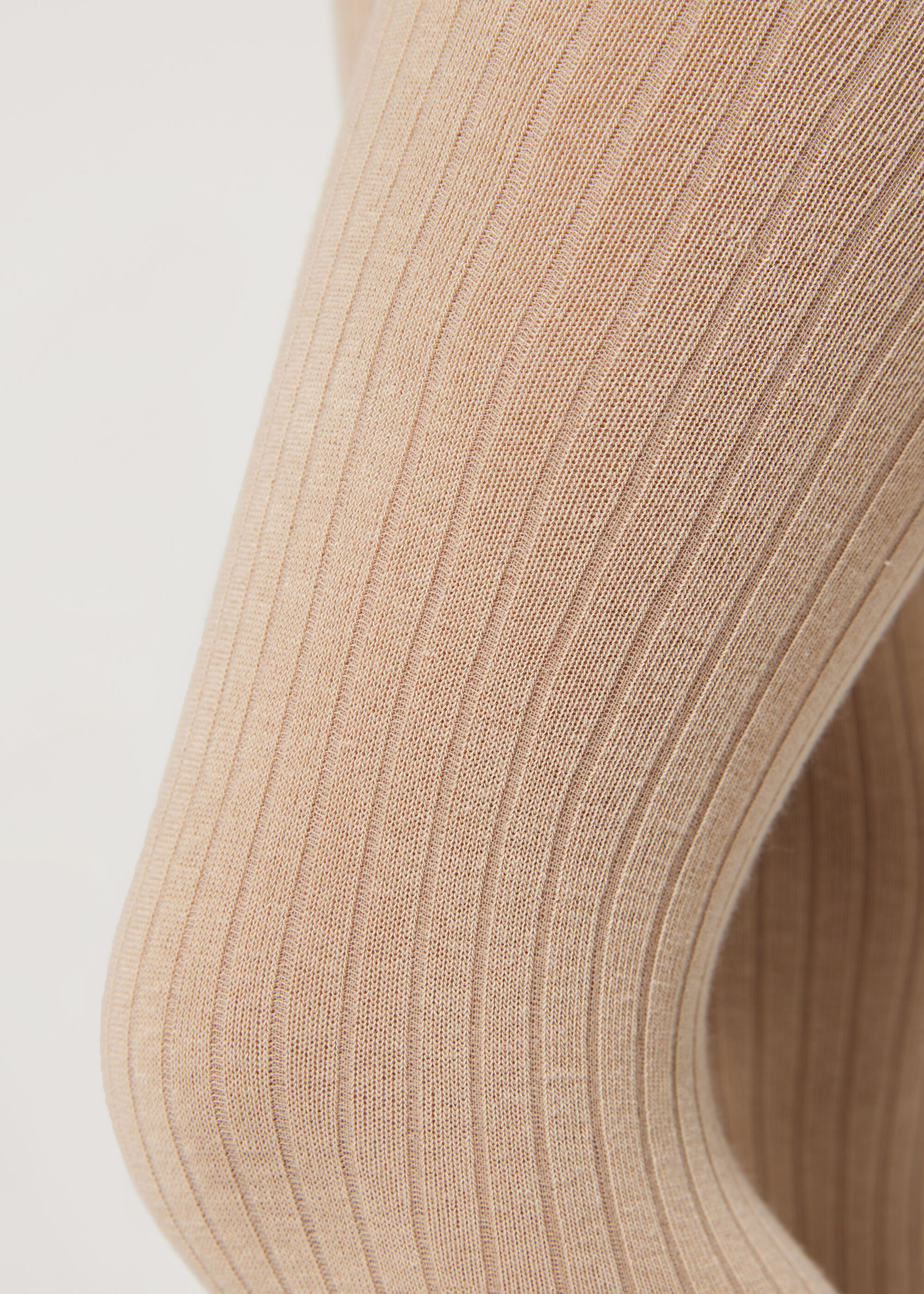 Girls’ Ribbed Cotton Tights