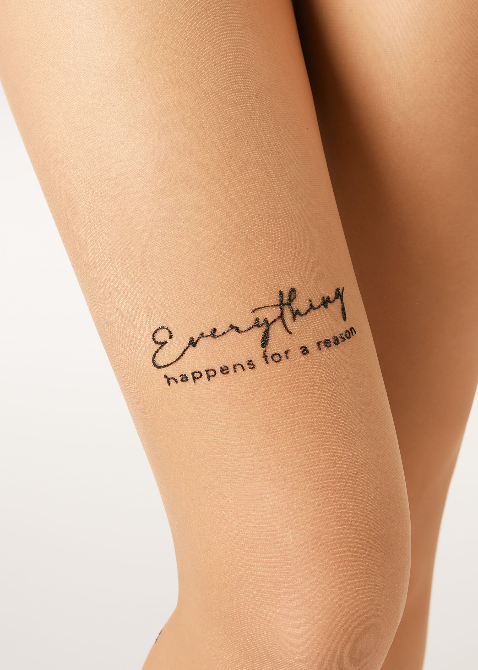 Tattoo Script Tights